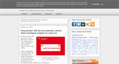 Desktop Screenshot of blog.ziele-sicher-erreichen.de